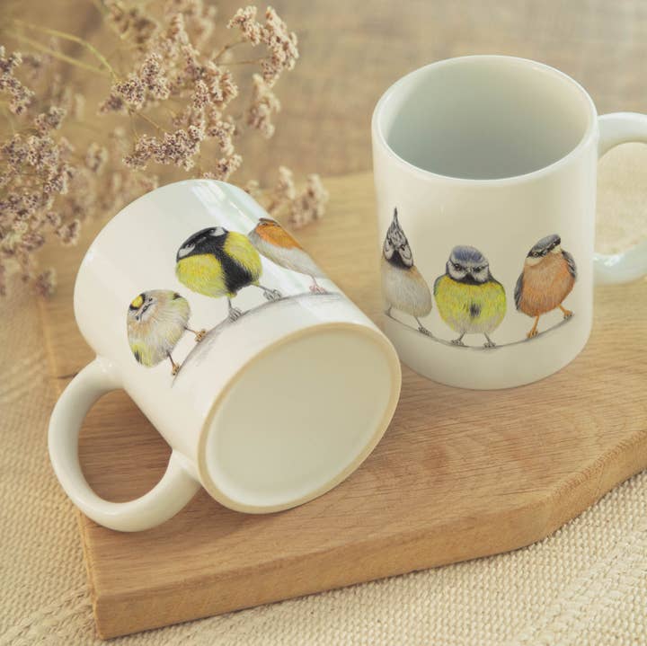 Ceramic Mug, European Birds, Funny Mugs, Animal Mug for wholesale by Beast of Paradise