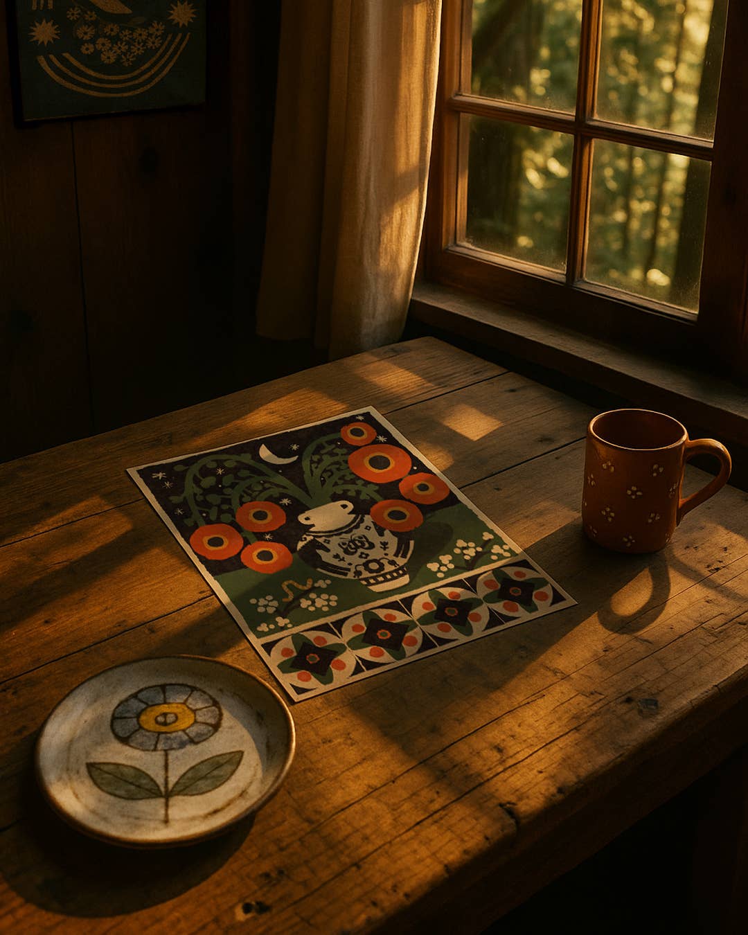 Anisa Makhoul - Wholesale Art Print - Art Print - Moonlight Woldflowers 1