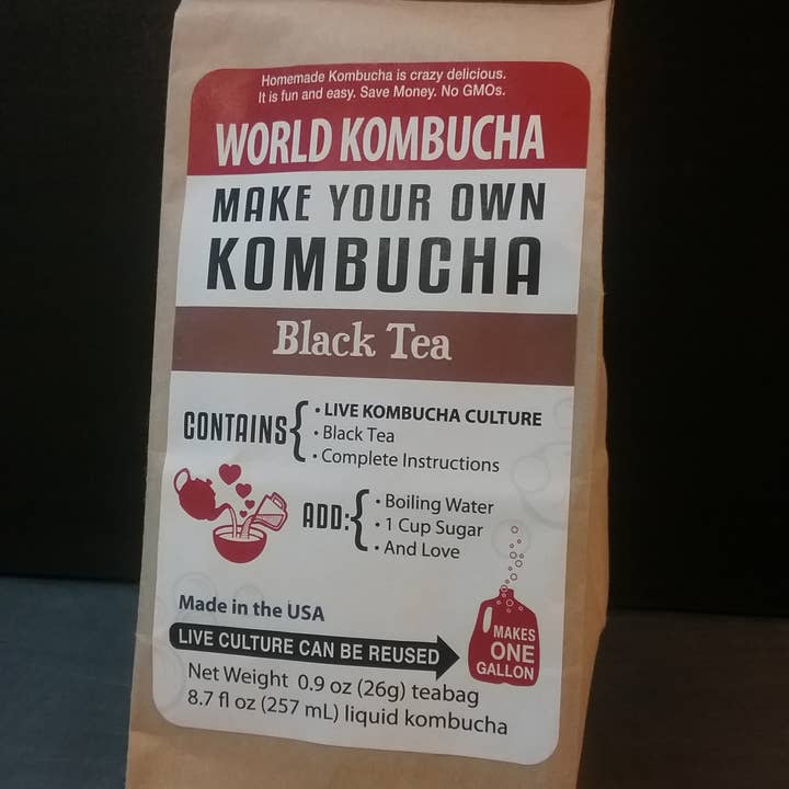 Kombucha Culture Kit - Black Tea for wholesale by World Kombucha