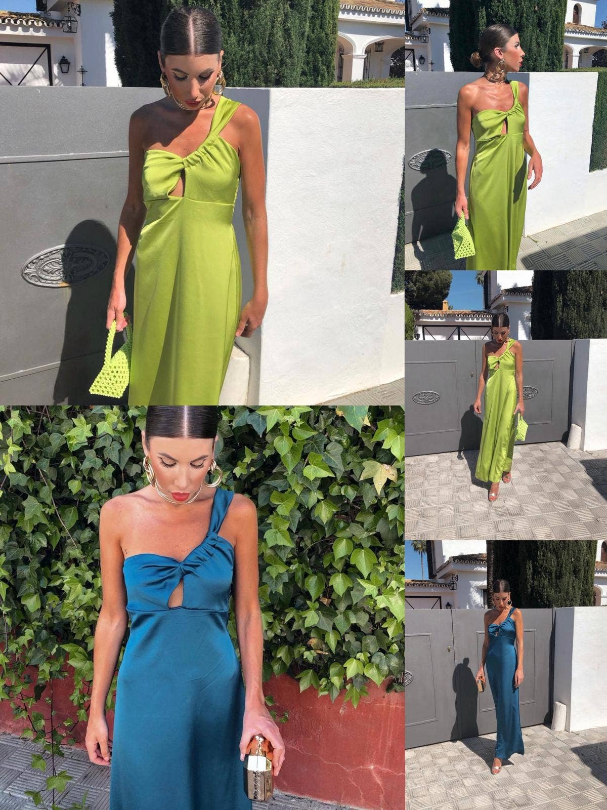 LORIANE – wholesale Dress – Women's – 6077 Long plain dress5