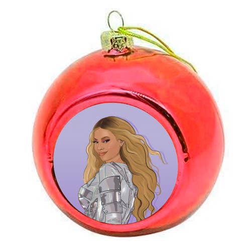 ART WOW - Wholesale Ornament - Christmas Baubles 'Renaissance Beyoncé'