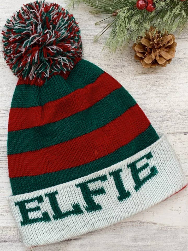 Girls Elfie Knit Bobble Hat for wholesale by Mia Belle Girls • Wholesale