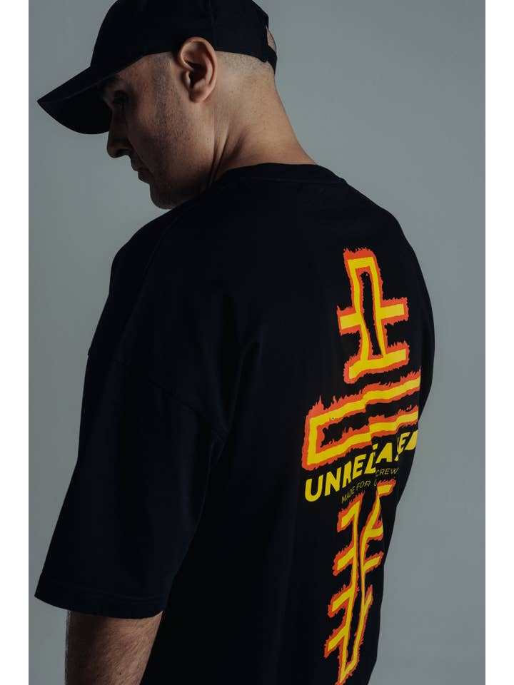 UNRELEASED - Wholesale T-Shirt (Graphic) - Men's - T-Shirt UNRELEASED S23 "002" BLACK