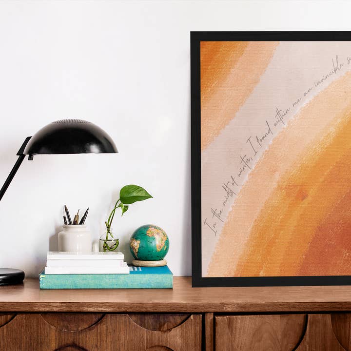 An Invincible Summer Art Print for wholesale by Lucky Dog Design Co.