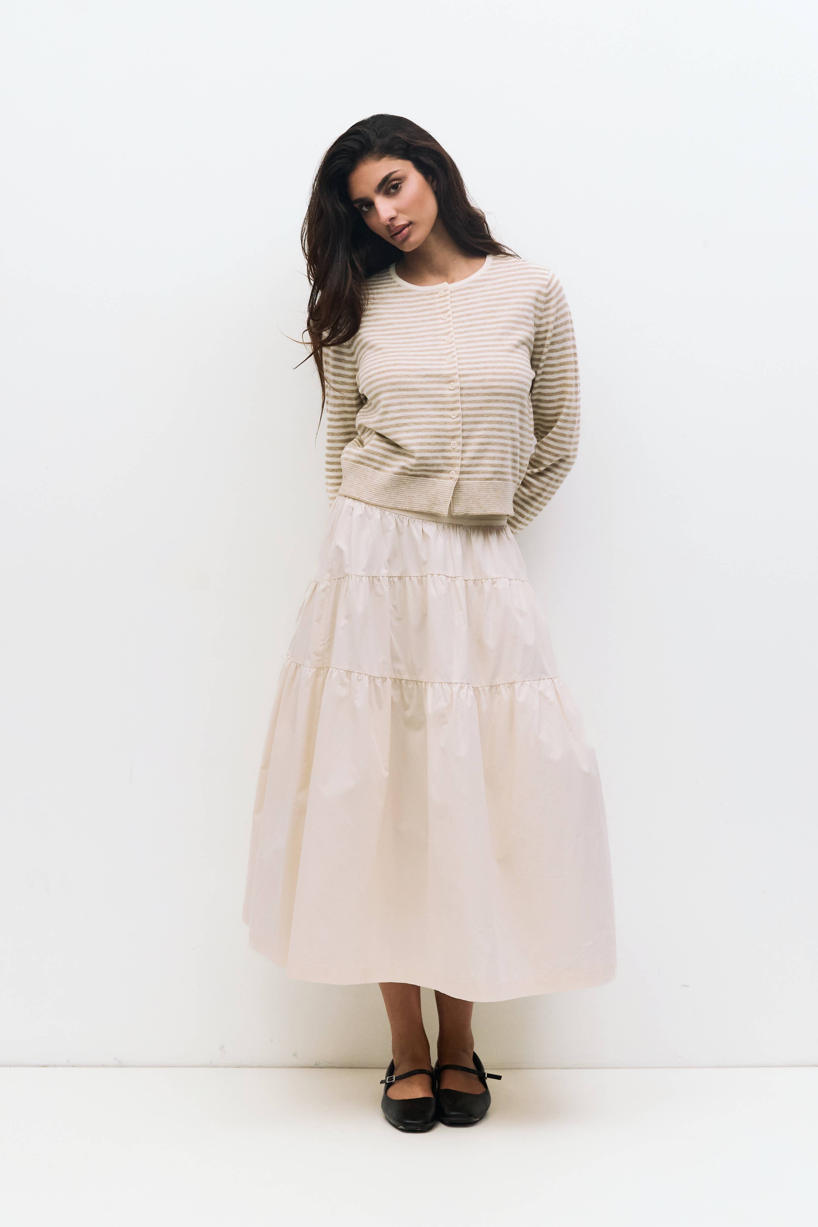 MOD REF - Wholesale Cardigan - Women's - The Montana Cardigan | Striped Button-Down Cardigan14