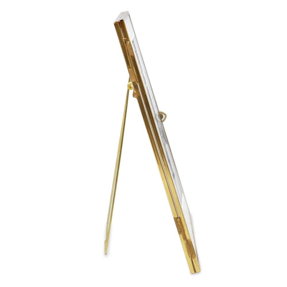 Isaac Jacobs International - Wholesale Picture Frame - Isaac Jacobs Metal Floating Photo Frame w/ Locket Bead Clasp15