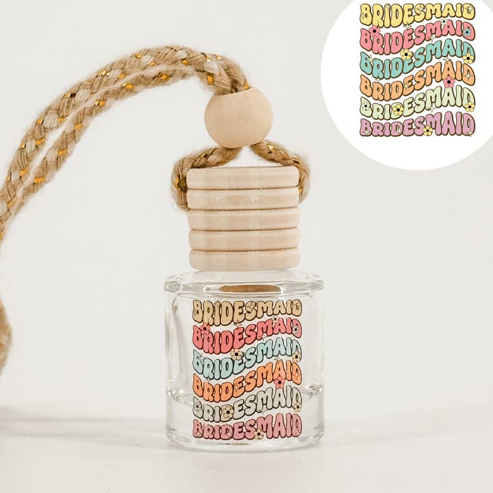 Bridesmaid Wave Car Diffuser for wholesale by The Candle Warehouse