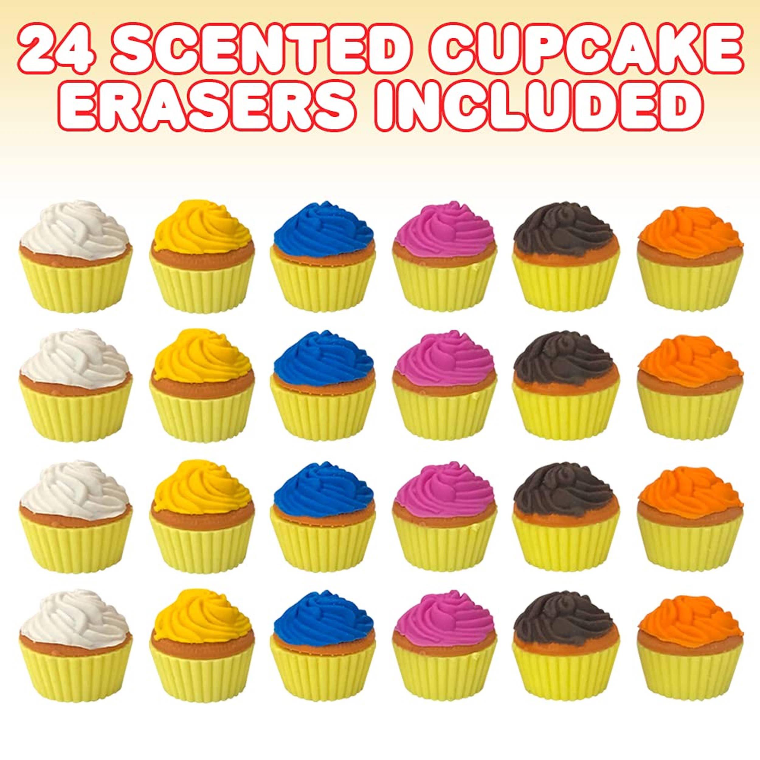 La Bella Monte - Wholesale Eraser - Kids - Cupcake Erasers Schooling Kits Set- Assorted3