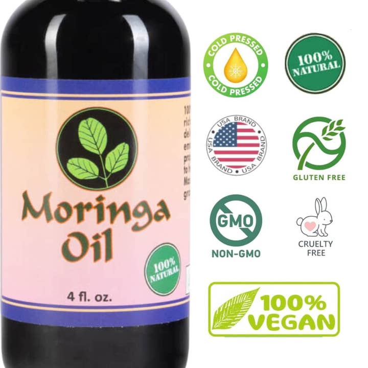 Moringa Energy Life - Wholesale Bath/Body Oil - Moringa Seed Oil 4 fl oz (120 mL)1