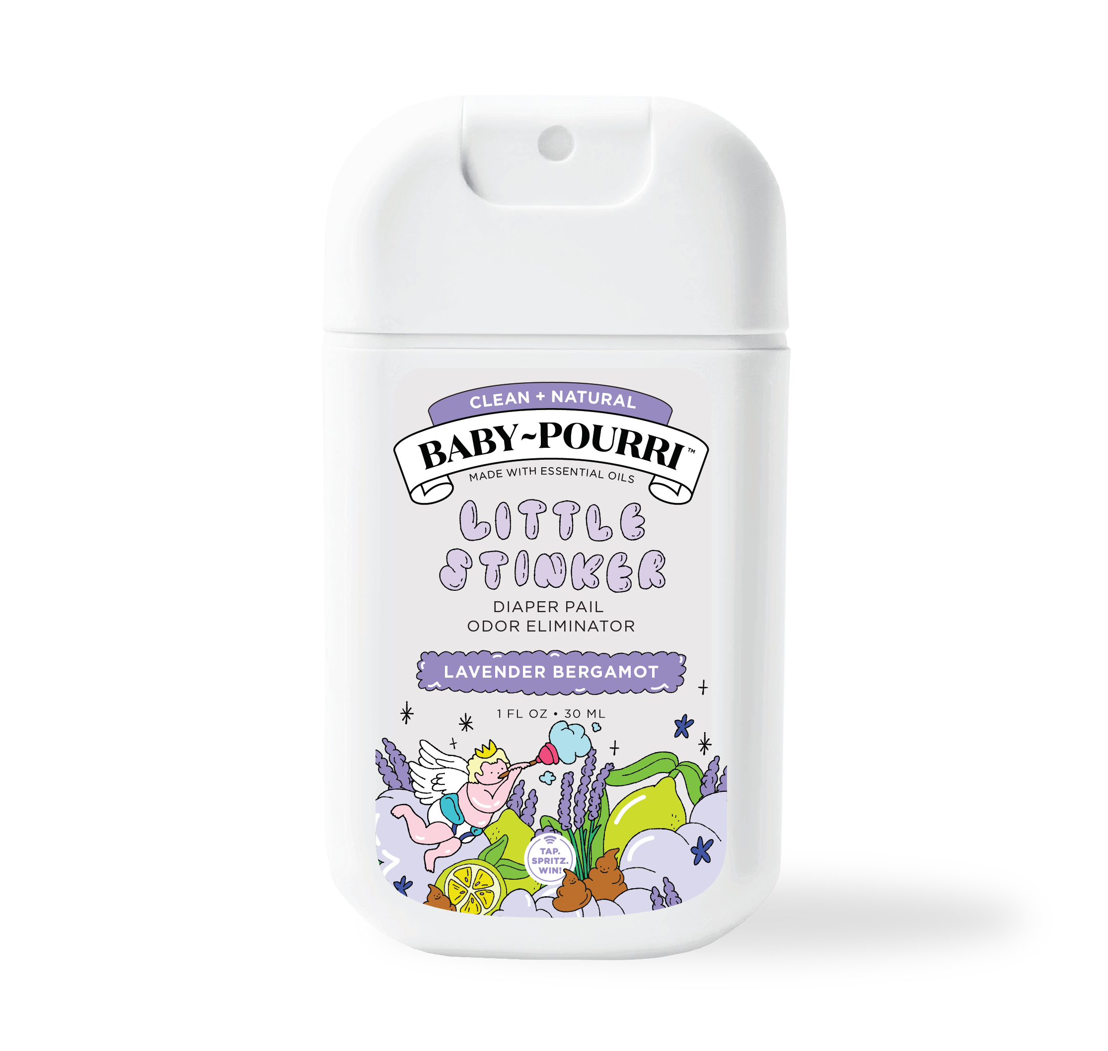 ~Pourri - Wholesale Diaper Bag - Baby - Baby~Pourri Little Stinker Diaper Pail Pocket Spray in Pouch1