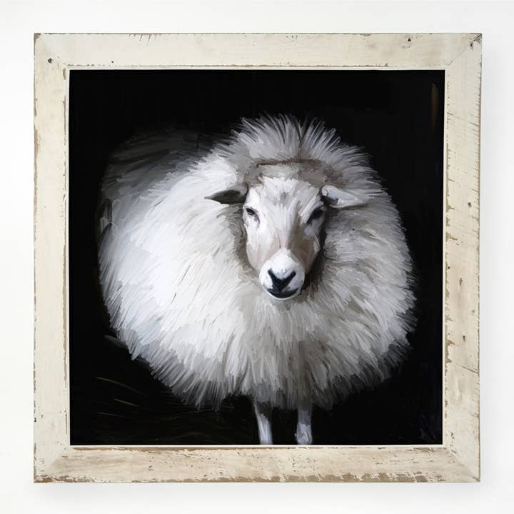 ginger blue - Wholesale Art Print - Poofy Sheep7