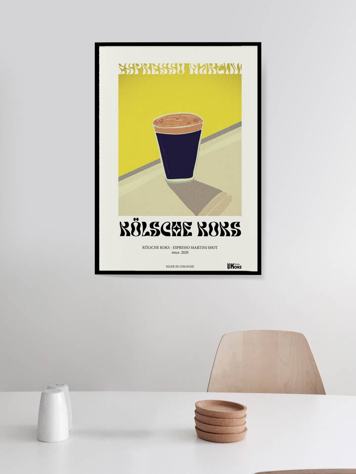 Art Print "Retro Kölsche Koks" | Fred Nussbaum for wholesale by Kölsche Koks