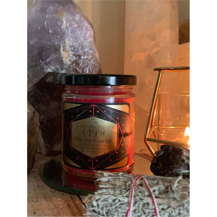 S.T.F.U. Ritual|Intention Candle for wholesale by Le’bleu Apothecary