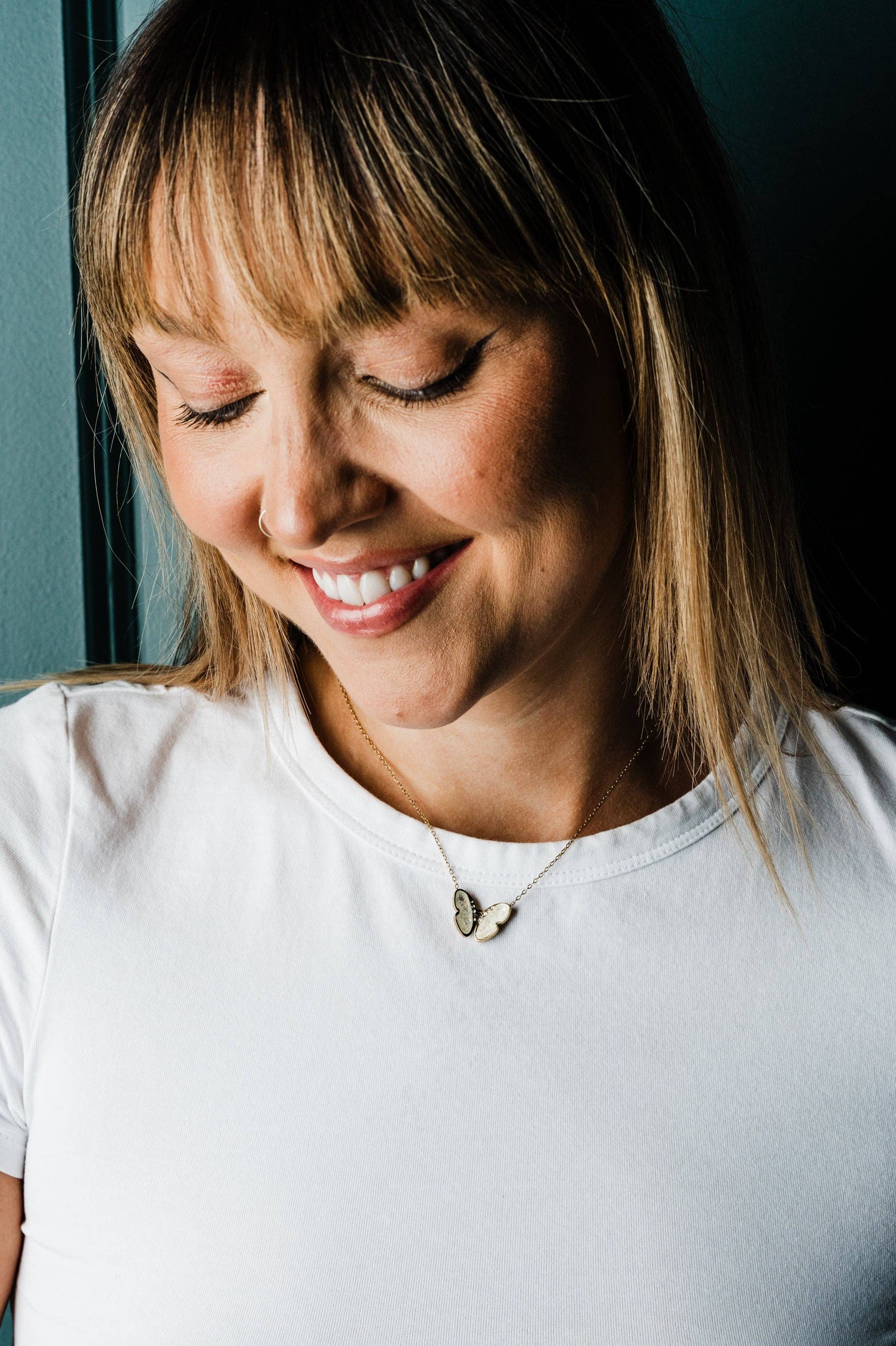 Ounce of Soul - Wholesale Pendant/Charm Necklace - Butterfly Necklace1