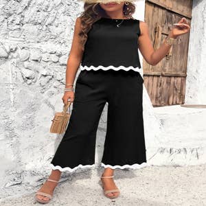 Trending Wholesale black and white striped pants At Affordable Prices –