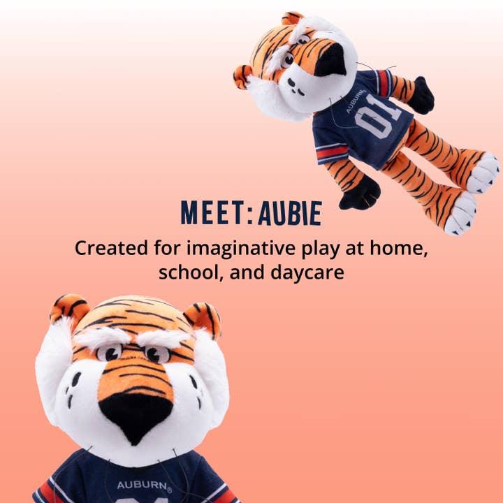 OrangeOnions - Wholesale Stuffed/Plush Toy - Kids & Baby - Aubie the Tiger Stuffed Animal 14" Stuffed Plush Figure2