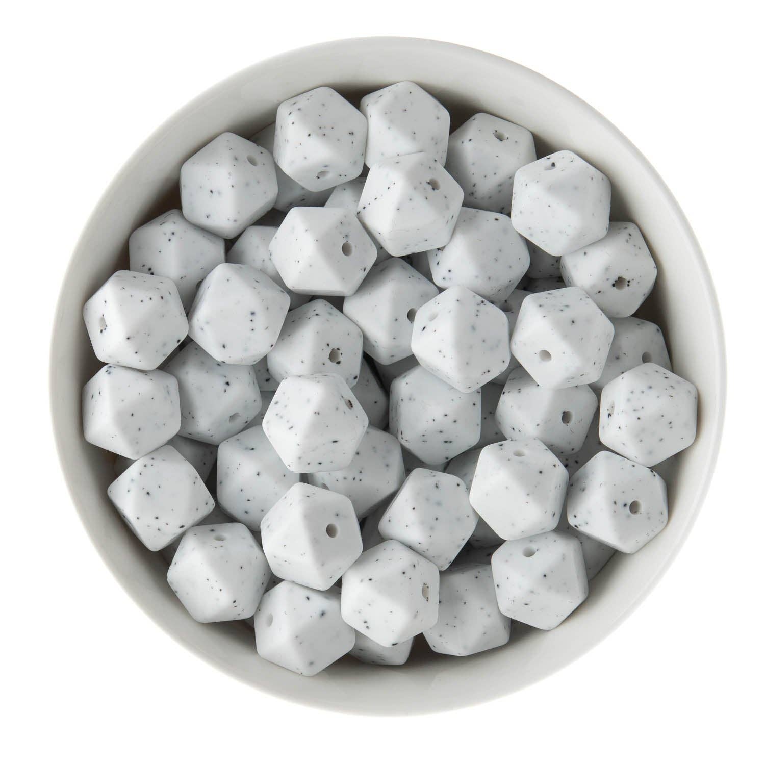 Cara & Co Silicone Craft Supply – wholesale Beads – 14mm Hexagon Silicone Beads41