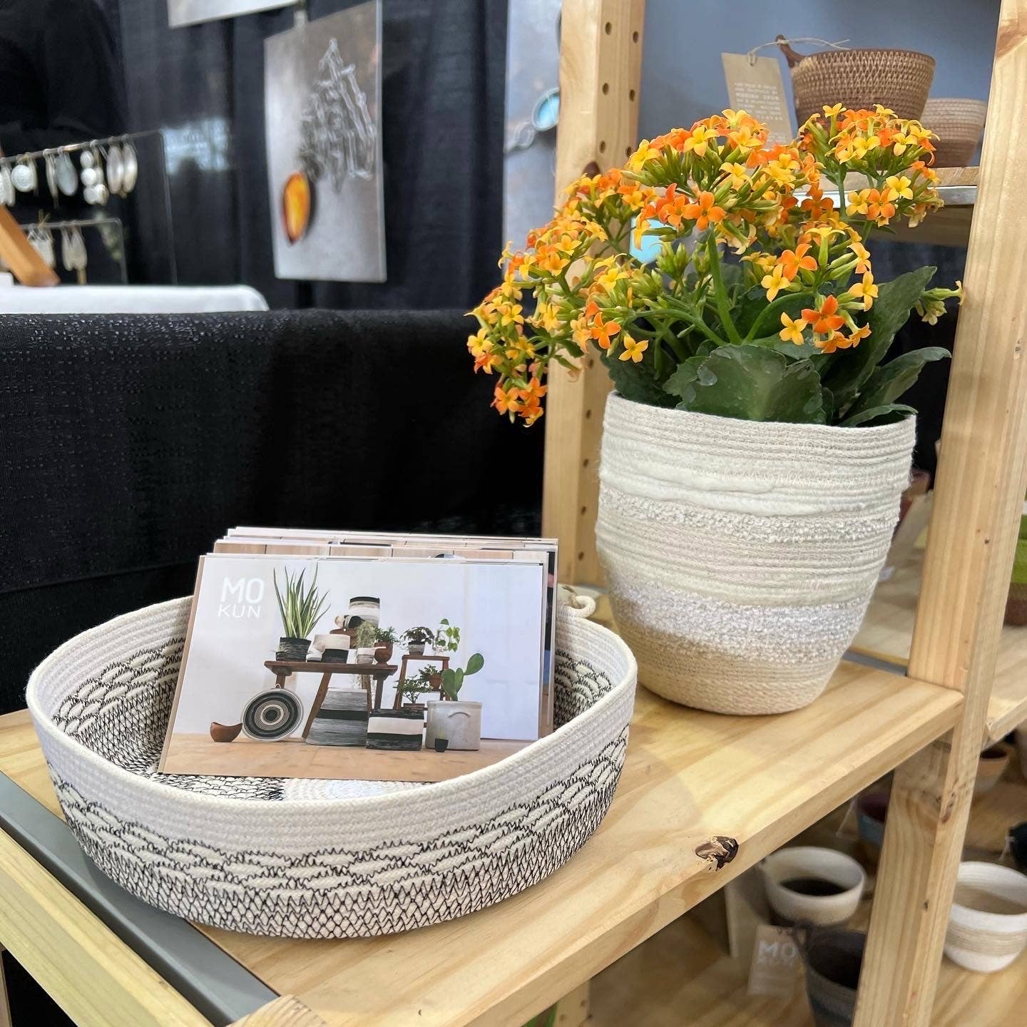 MOkun – wholesale Prydnadsbricka – Scribble Rope Tray2