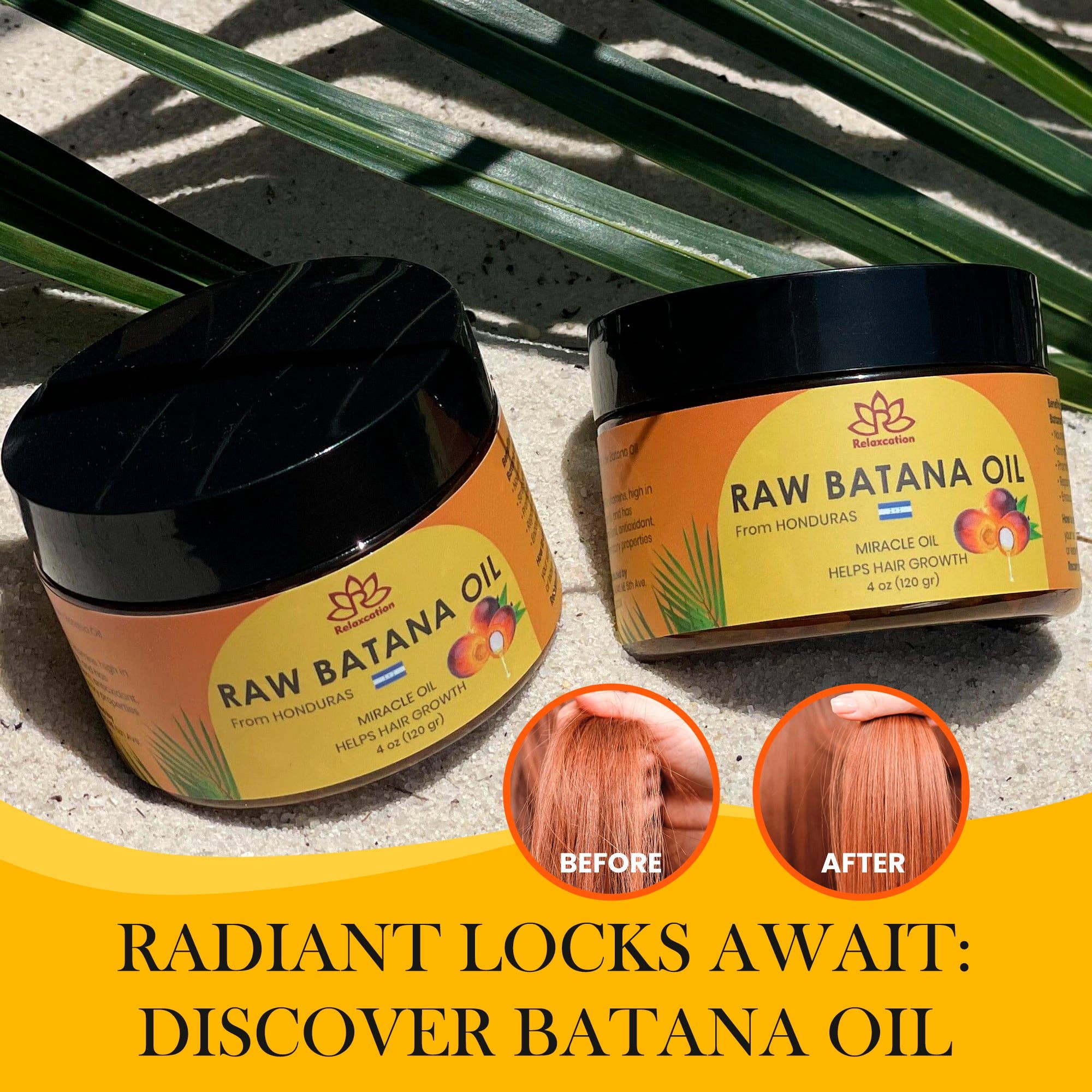 Relaxcation - Wholesale Hair Oil - Raw Organic Batana Oil for Hair Growth and Loss Prevention2