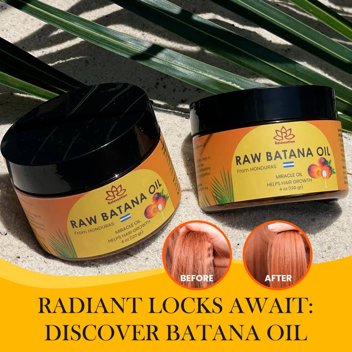Relaxcation - Wholesale Hair Oil - Raw Organic Batana Oil for Hair Growth and Loss Prevention2