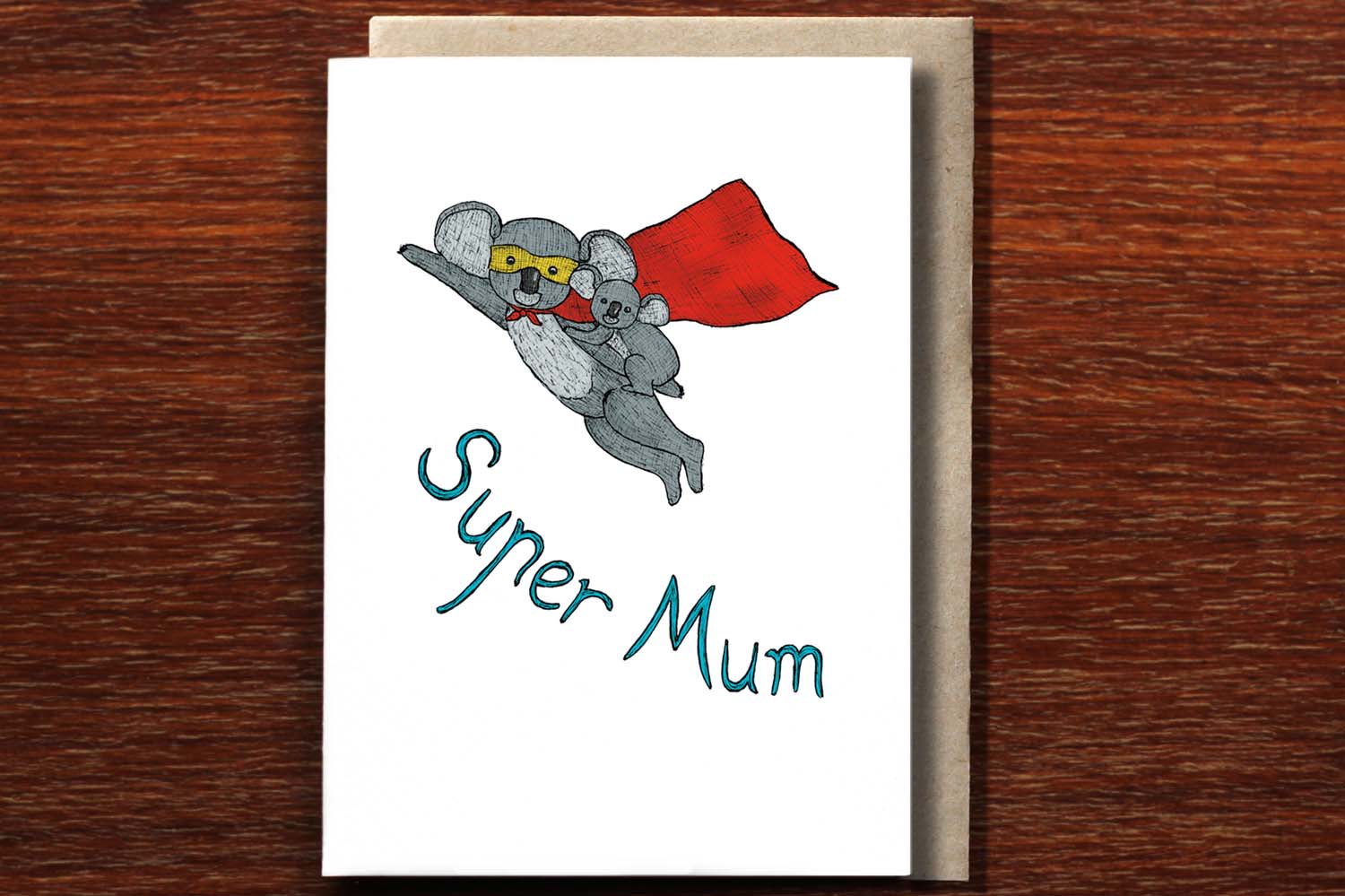 The Nonsense Maker - Wholesale Mother’s Day card - Super Mum - Greeting Card