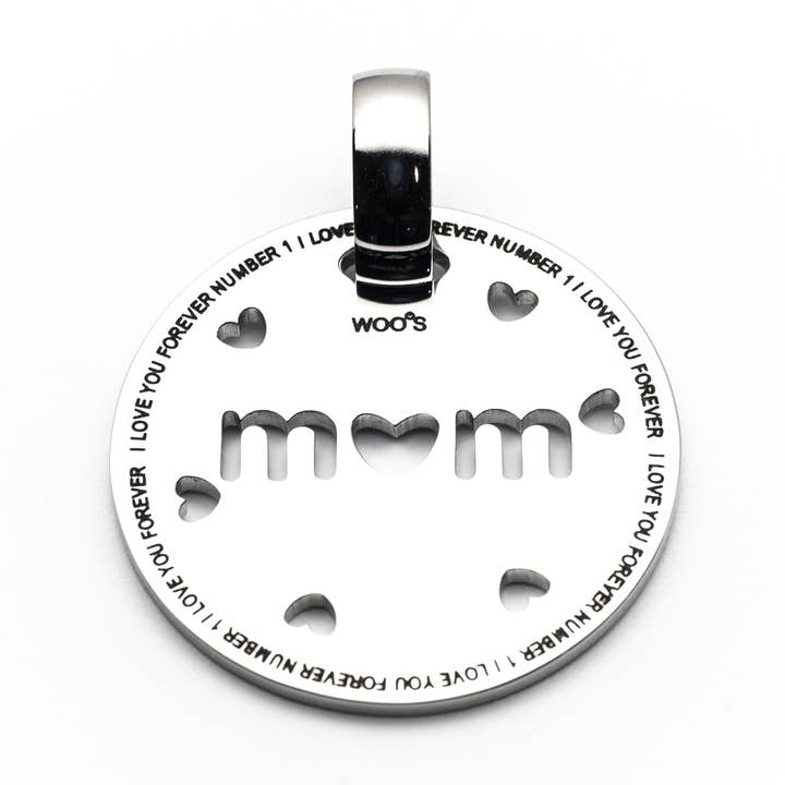 Colgante Mom 3Cm para venta al por mayor de Woo's pure feelings