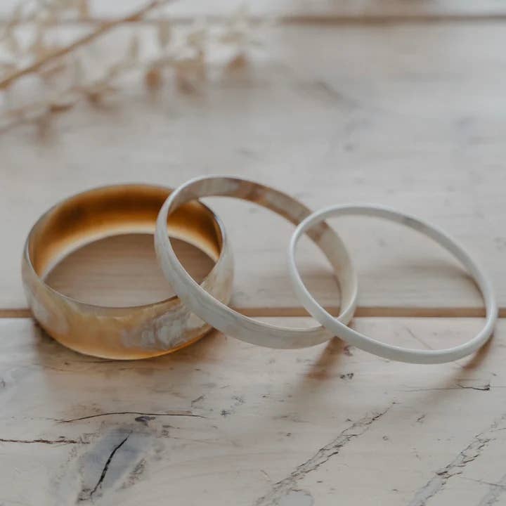 ankole - Wholesale Bangle Bracelet - Horn Narrow Bangles