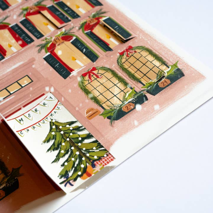 The First Snow - Vendita all'ingrosso Calendario dell'avvento - Calendario cartaceo con conto alla rovescia per Natale, festività e Avvento