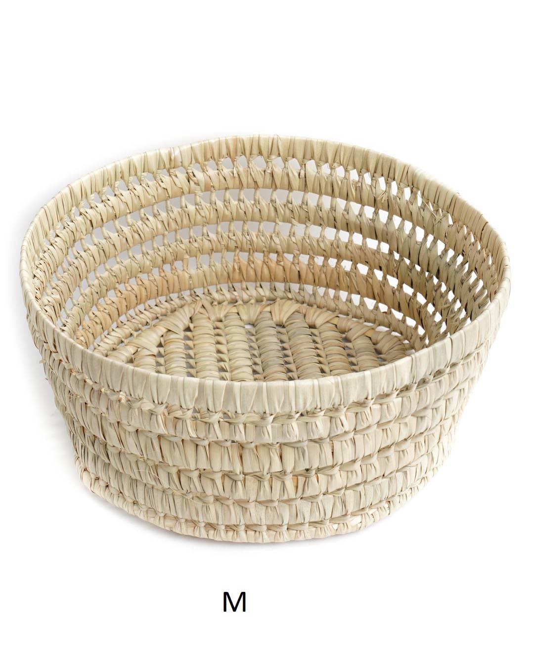 High crafty – wholesale Basket – Handcrafted Simple Round Basket – Natural Palm – Christmas 2