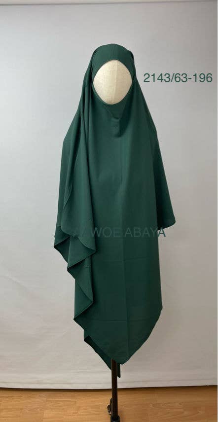 Aawoe Abaya - Vente Hijabs – femme - Khimar Maya Long Pointu - 2143-KH33