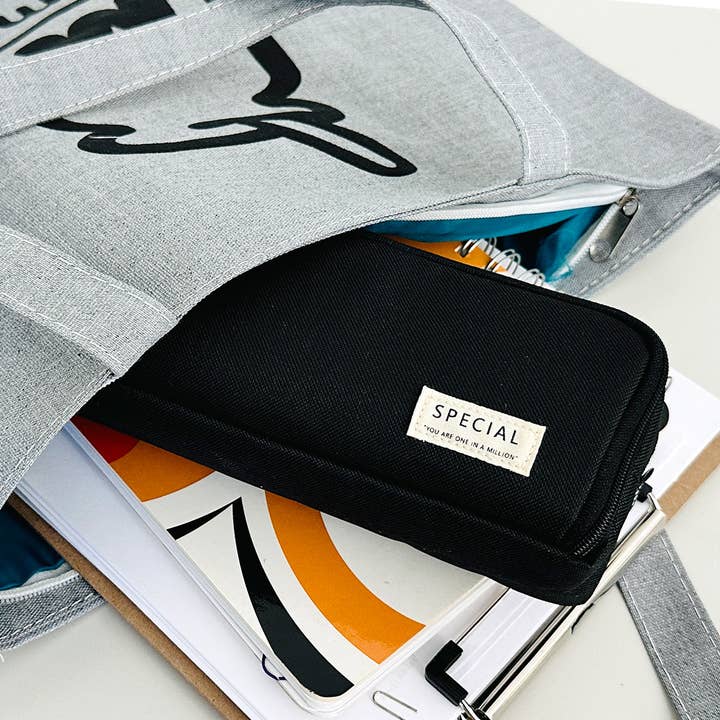 Wrapables.com - Wholesale Pencil Case/Pouch - Wrapables Large Capacity Pencil Case, 3 Compartment Pouch5