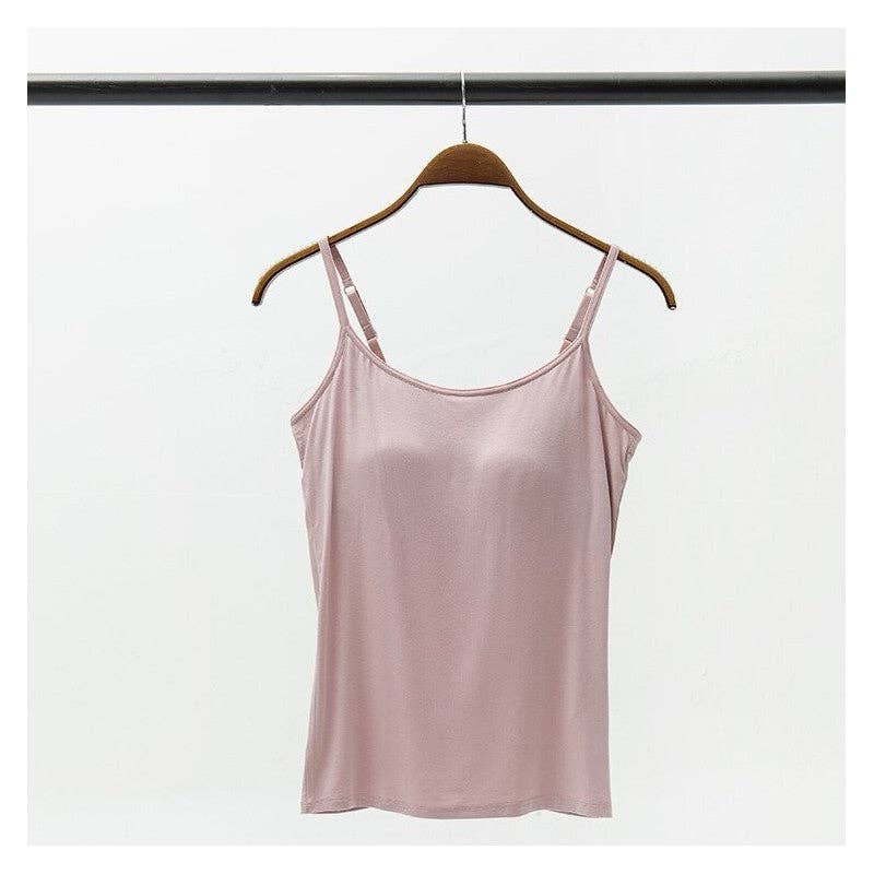 UZ Wholesale Store - Wholesale Camisole - Women's - Padded Wireless One-Piece Bra Camisole2