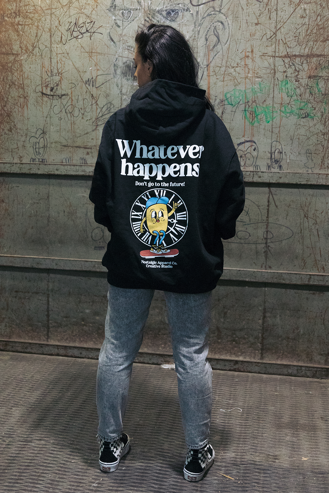 Nostalgic Apparel - Wholesale Hoodie - Unisex - Whatever Happens | Oversized Hoodie6