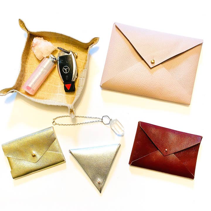 Maple + Love - Wholesale Wallet - Women's - Mini Leather Envelope Wallet