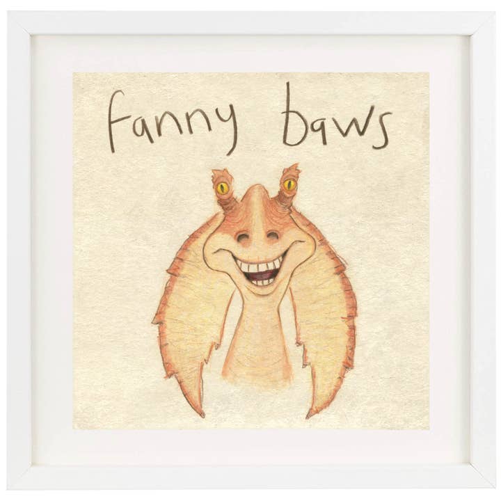 The Grey Earl – wholesale Art print – Fanny Baws - Star Wars digital Print (Scottish)