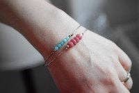 MadamLili - Wholesale Cuff Bracelet - Aquamarine bangle - rose gold plated maritime jewelry2