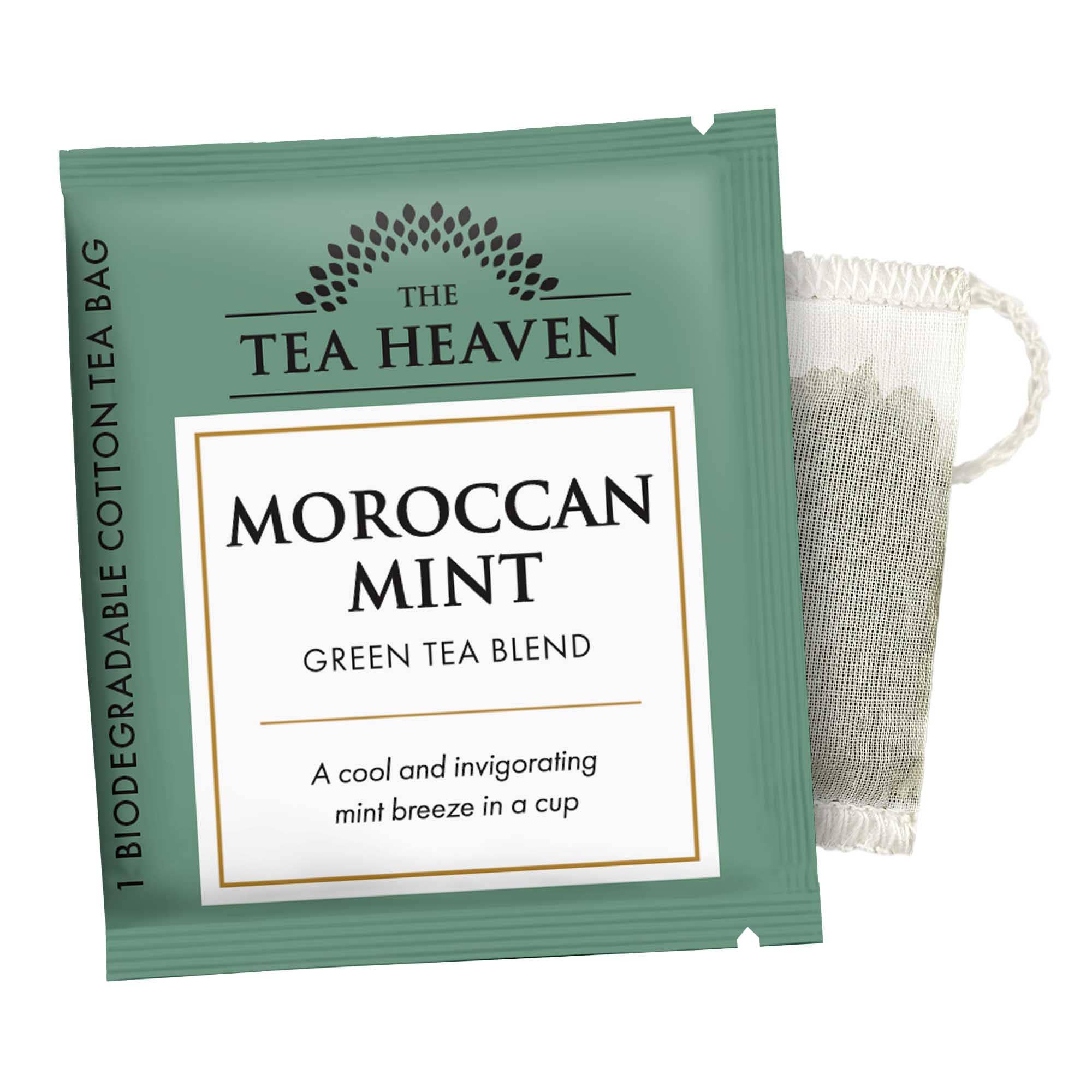 The Tea Heaven - Wholesale Tea Bags - Moroccan Mint Individual Wrapped Tea Bag0