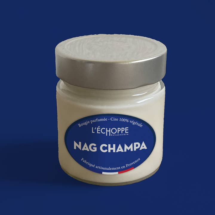 L'Échoppe Buissonnière - Wholesale Jar/Filled Candle - Nag Champa - Scented candle 180g1