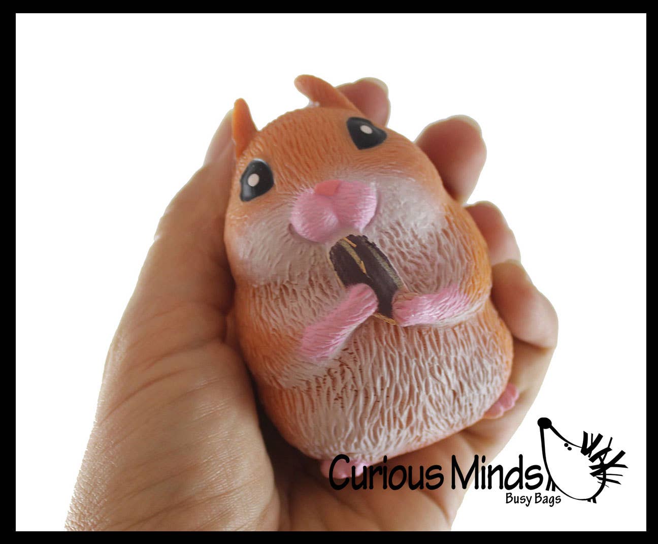 Curious Minds Toys - Wholesale Squishy Toy - Kids & Baby - Chunky Cheek Hamster Stretchy and Squeezy Toy - Soft Doh Fil1