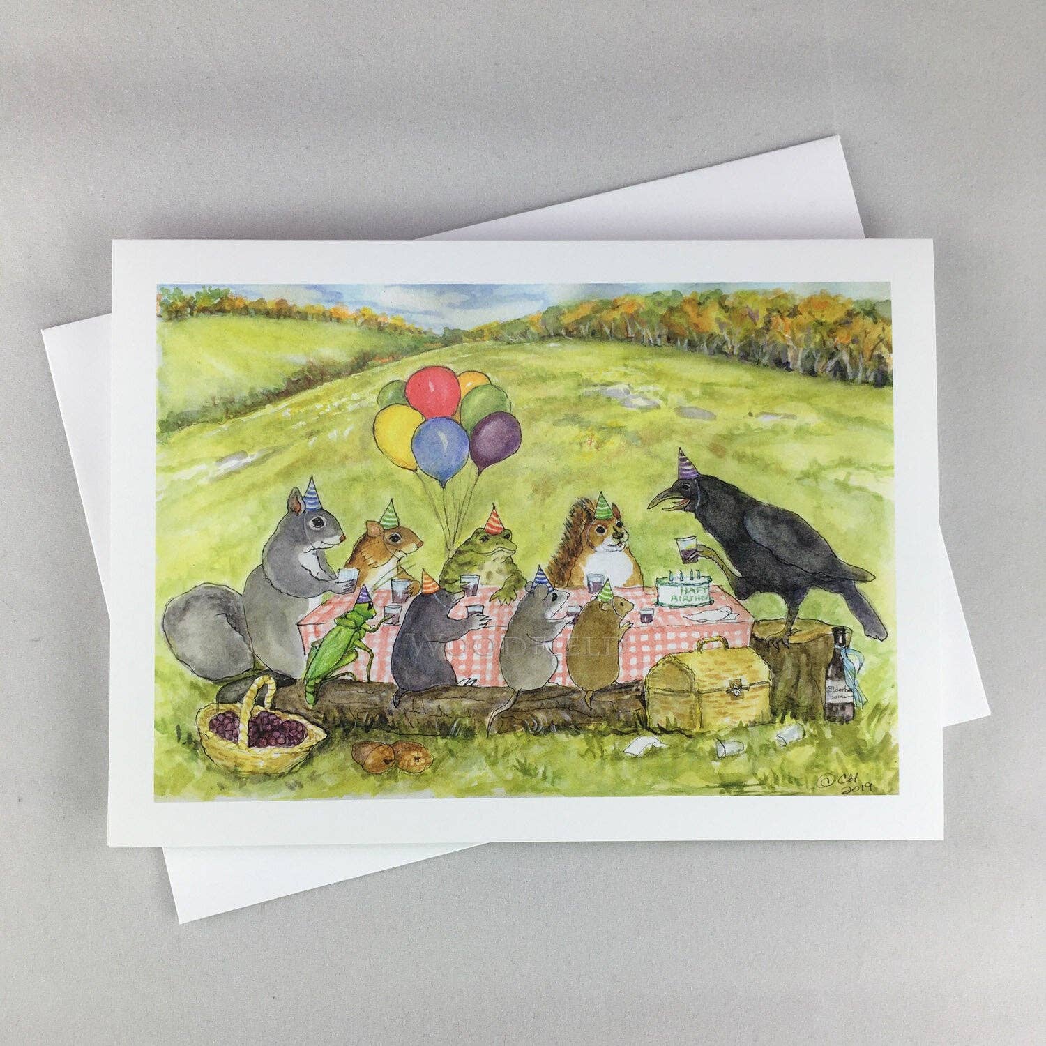 Woodfield Press - Wholesale Everyday Greeting Card - #509 - Crow's Toast Notecard1