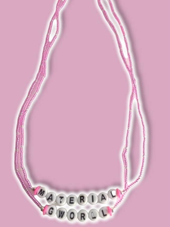 Material Gworll Necklace set for wholesale by Sophiabeadsandco