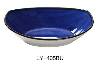 Yanco - Wholesale Bowl - 5 1/2" X 3 3/4" X 1 3/8" SMALL OVAL BOWL 5 OZ BLUE0