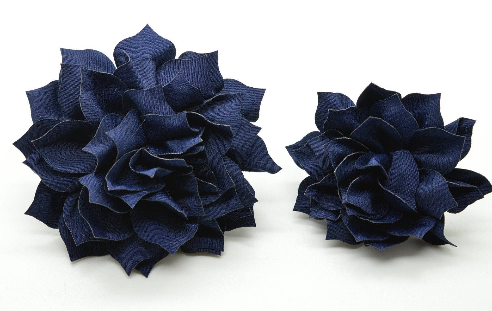 Dog Collar World - Wholesale Pet Collar - Dog - Navy Fluffy Flower0