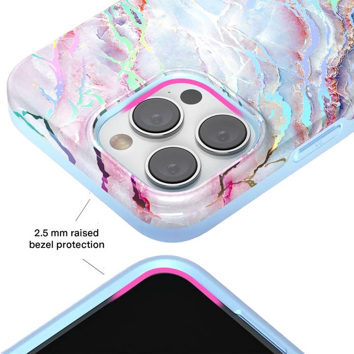 VELVET CAVIAR - Wholesale Phone Case - Women's - iPhone 15 MagSafe Case - Holo Moonstone Marble