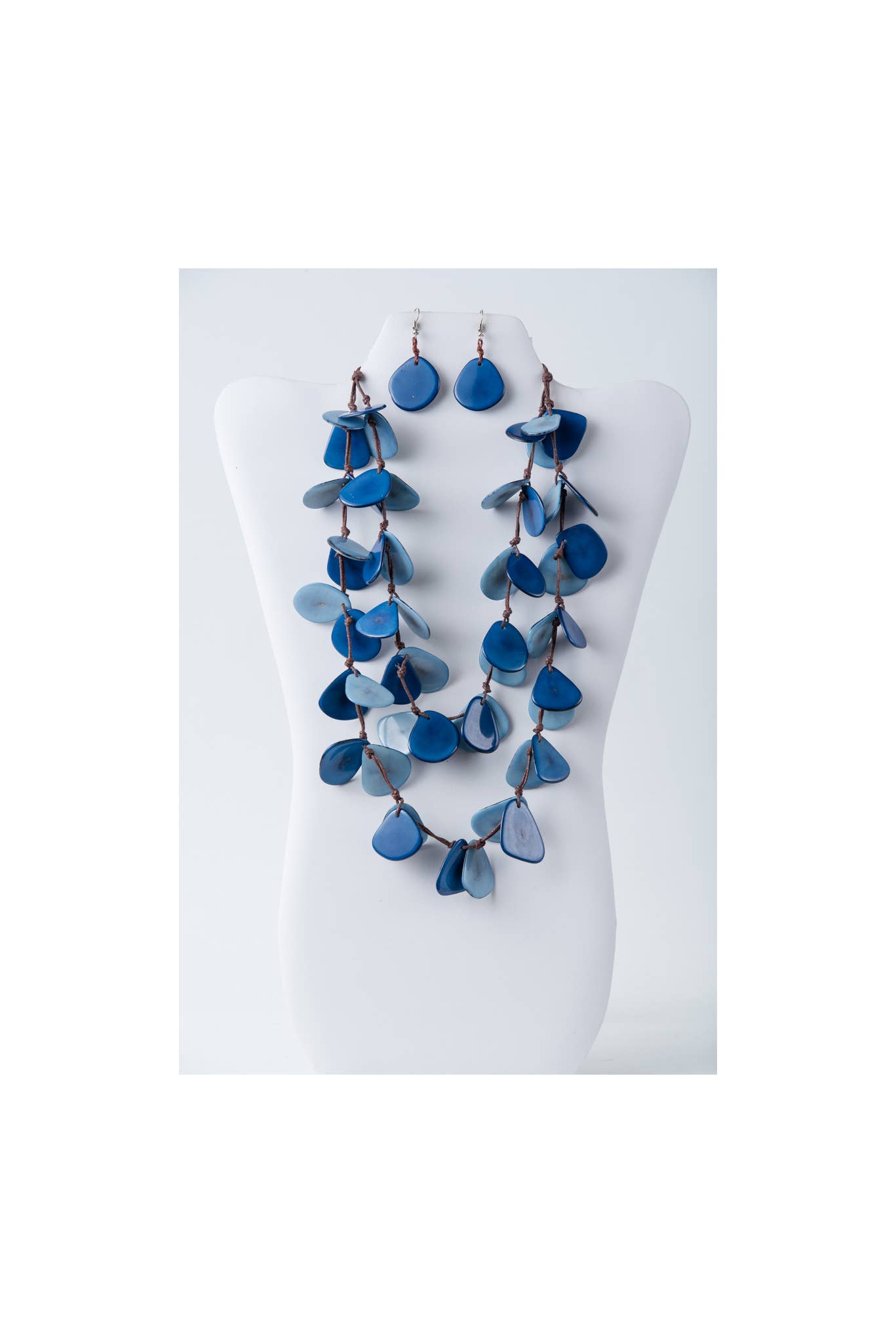 TaguArtsy – wholesale Smycken – Nola kronblad lång Tagua halsbandsuppsättning9