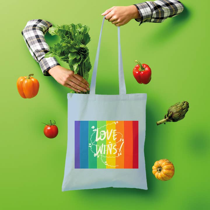 Sac cabas Love Wins pour la vente par IAKAM