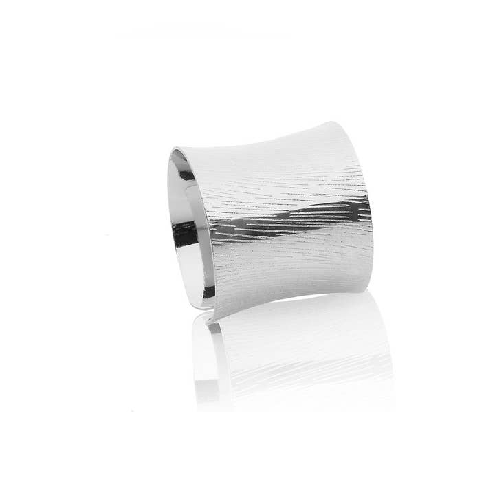 CLASSIC TOUCH DECOR INC. - Wholesale Napkin ring - Set Of 6 Silver Napkin Rings2