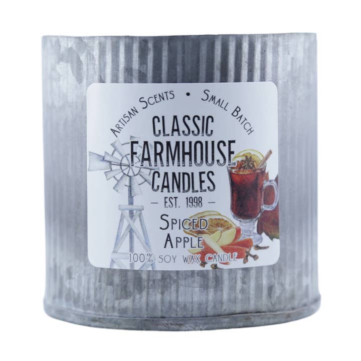NY! Stort tennsojaljus - kryddat äpple för wholesale av Classic Farmhouse Candles