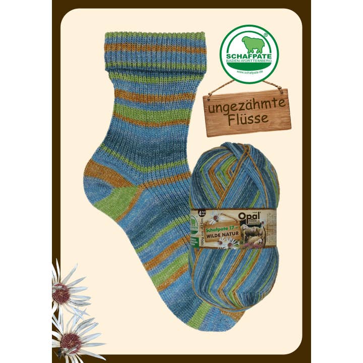 SCHULANA - Wholesale Yarn - OPAL Collection "SHEEP GODFATHER 17" 4-ply2