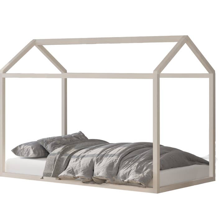 Home Design - Wholesale Bed - Kids & Baby - Home Design Perry Twin Solid Wood Canopy Bed Frame6